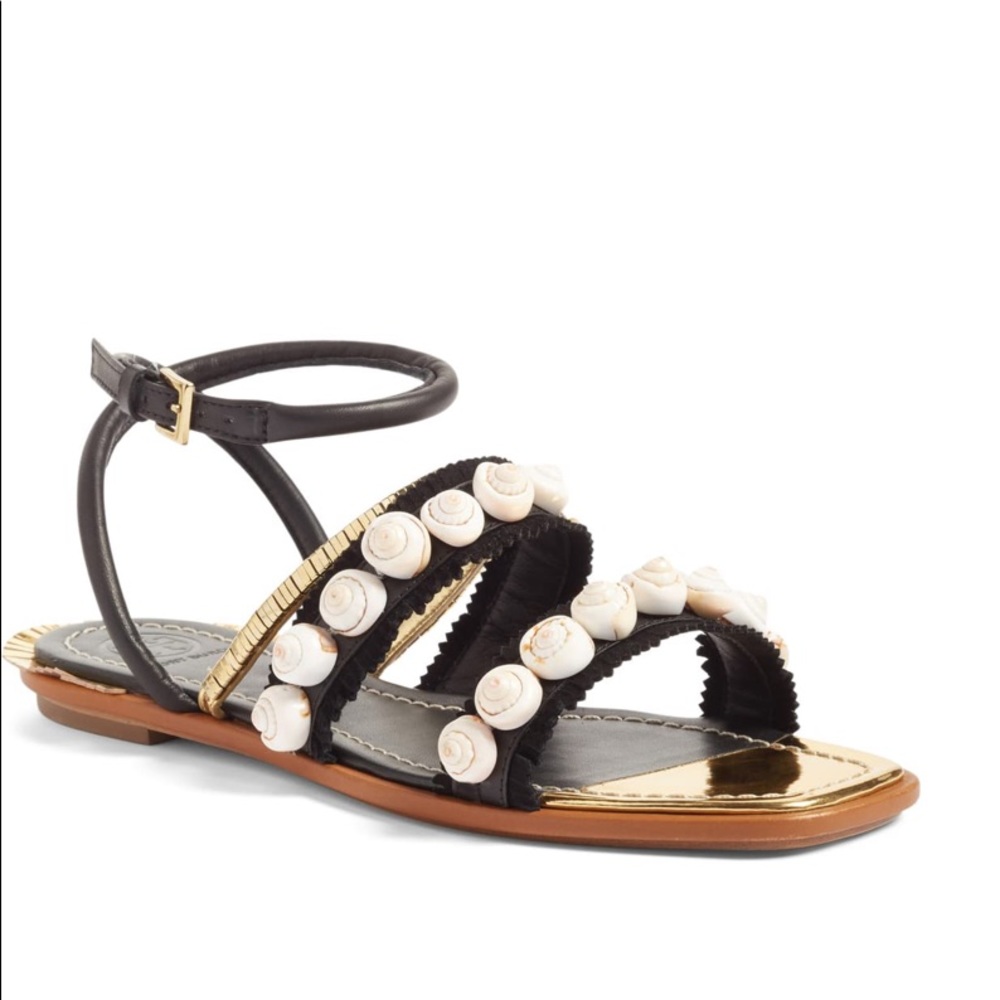 NWOT🌴Tory Burch Sinclair Seashell Sandals